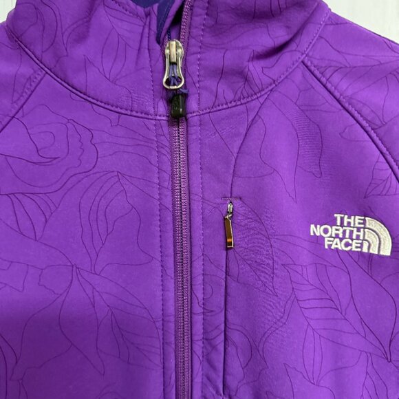 The North Face Apex Bionic Jacket Women’s Small Purple Floral GUC - Picture 2 of 14